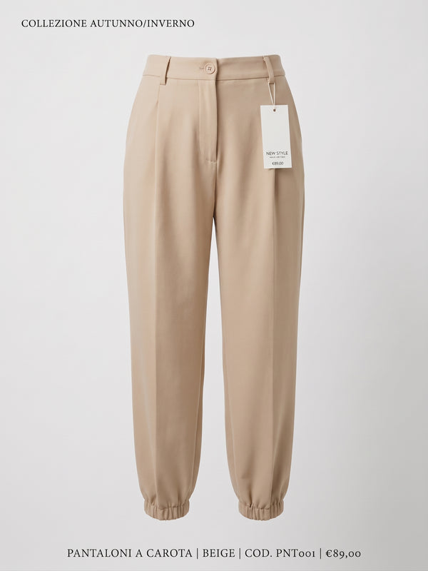 Pantalone con molla sotto