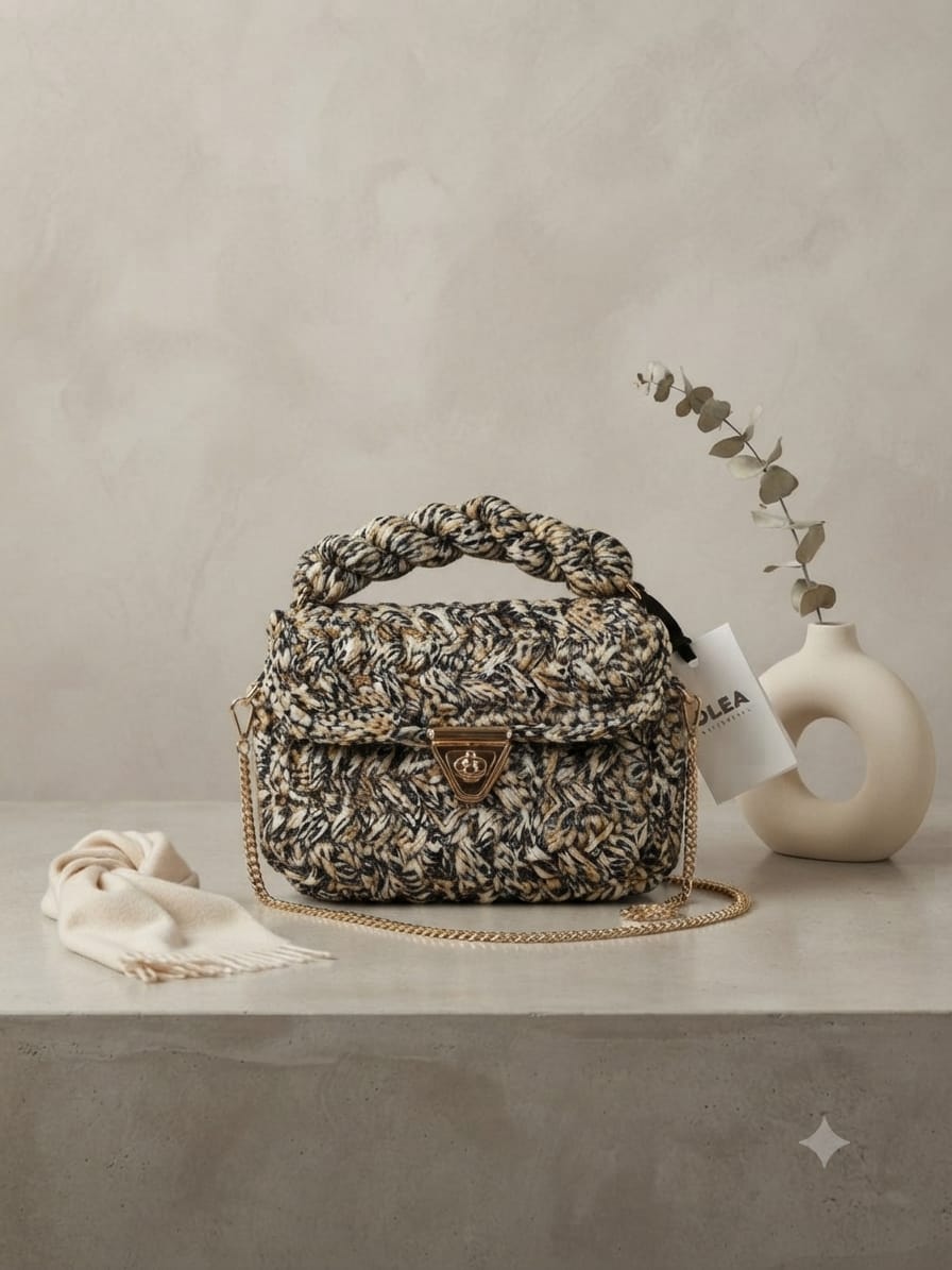 Borsa Intreccio Maculata