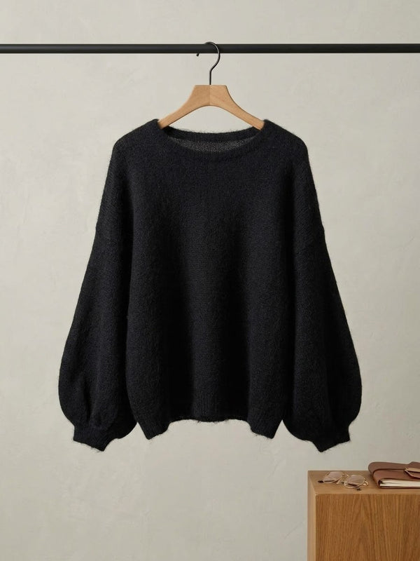 Maglione con maniche a palloncino