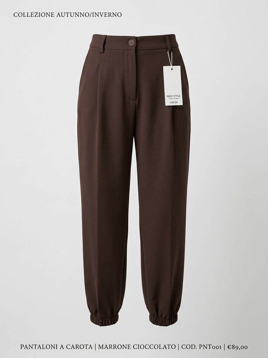 Pantalone con molla sotto