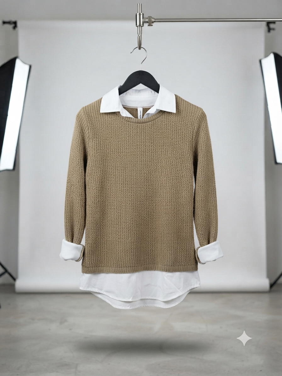Maglione con Camicia