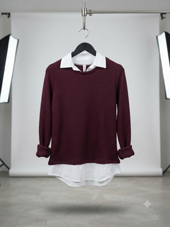 Maglione con Camicia