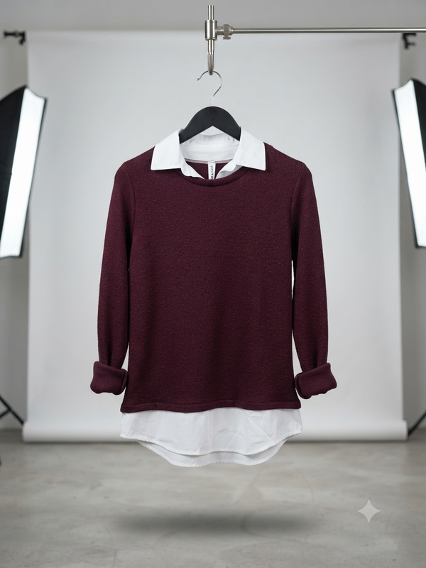 Maglione con Camicia