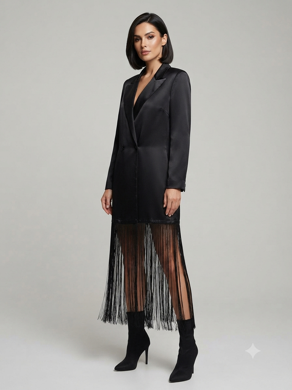 Abito frange blazer
